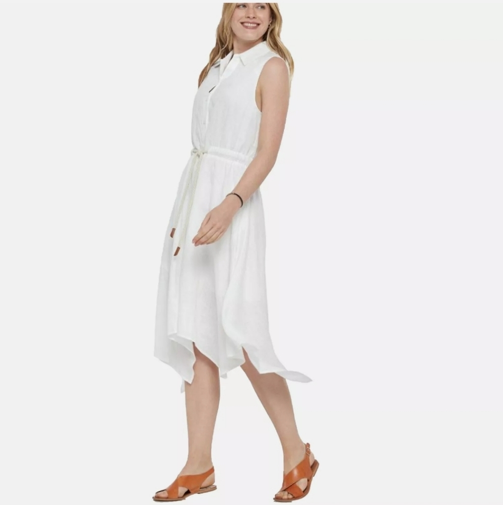 Ecru Moor Linen dress small size 4
